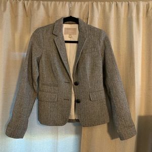 Banana Republic herringbone blazer